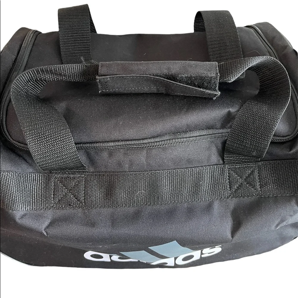 Adidas Black Small Duffle Athletic Bag With shoulder strap
